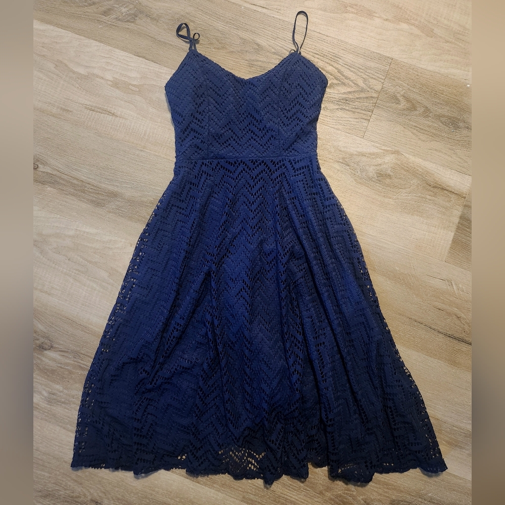 Navy Lace Dress